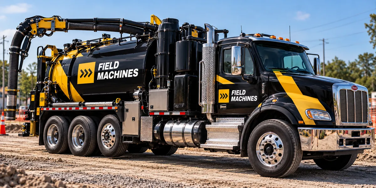 Field Machines truck-mounted vacuum excavator